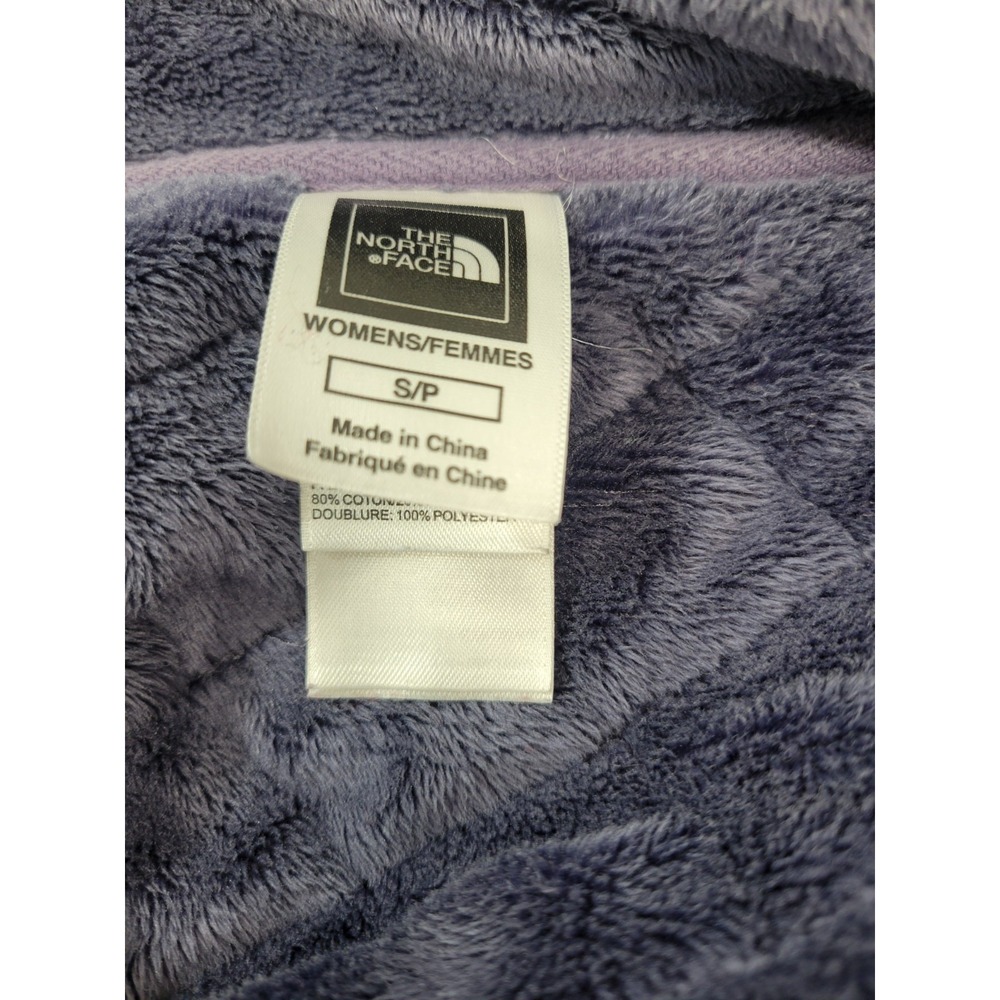The North Face Reditum Quilted Fleece Jacket‎ Purple Funnel Neck Parka Women's S - Picture 9 of 11